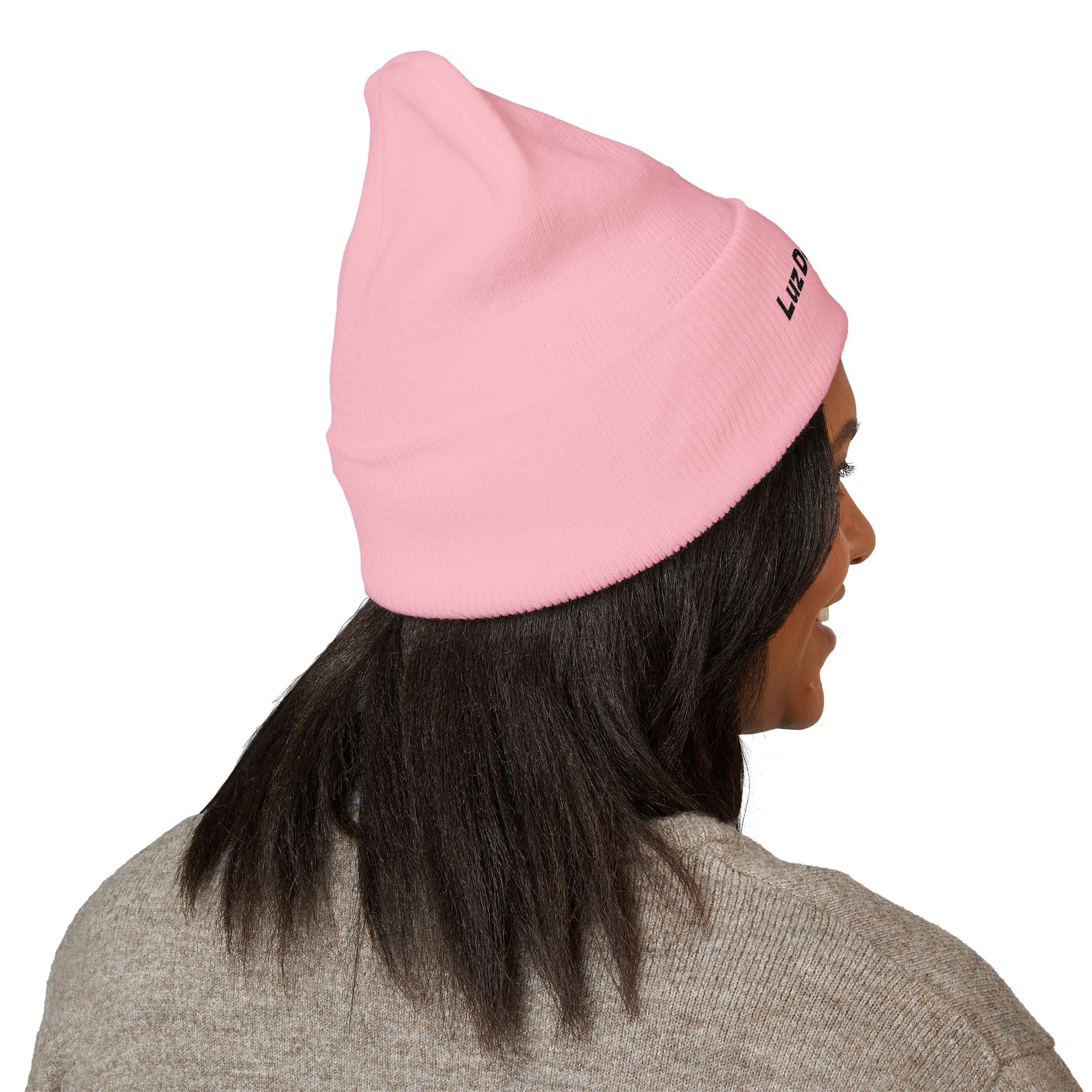 Luz De La Luna Embroidered Beanie